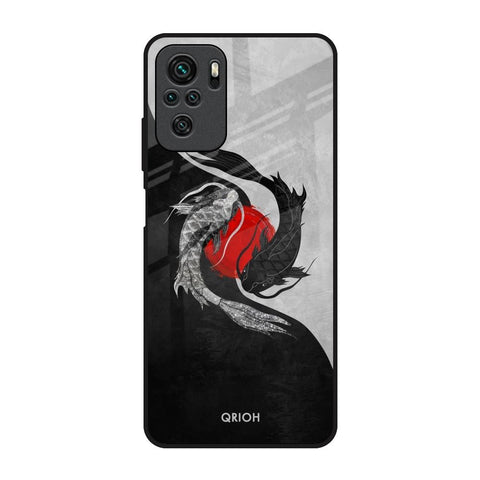 Japanese Art Redmi Note 10 Glass Back Cover Online