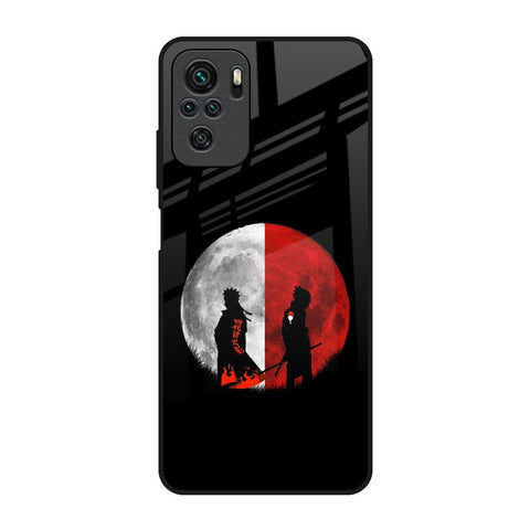Anime Red Moon Redmi Note 10 Glass Back Cover Online