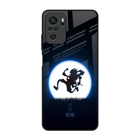 Luffy Nika Redmi Note 10 Glass Back Cover Online