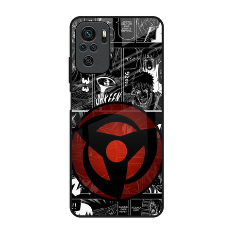 Sharingan Redmi Note 10 Glass Back Cover Online