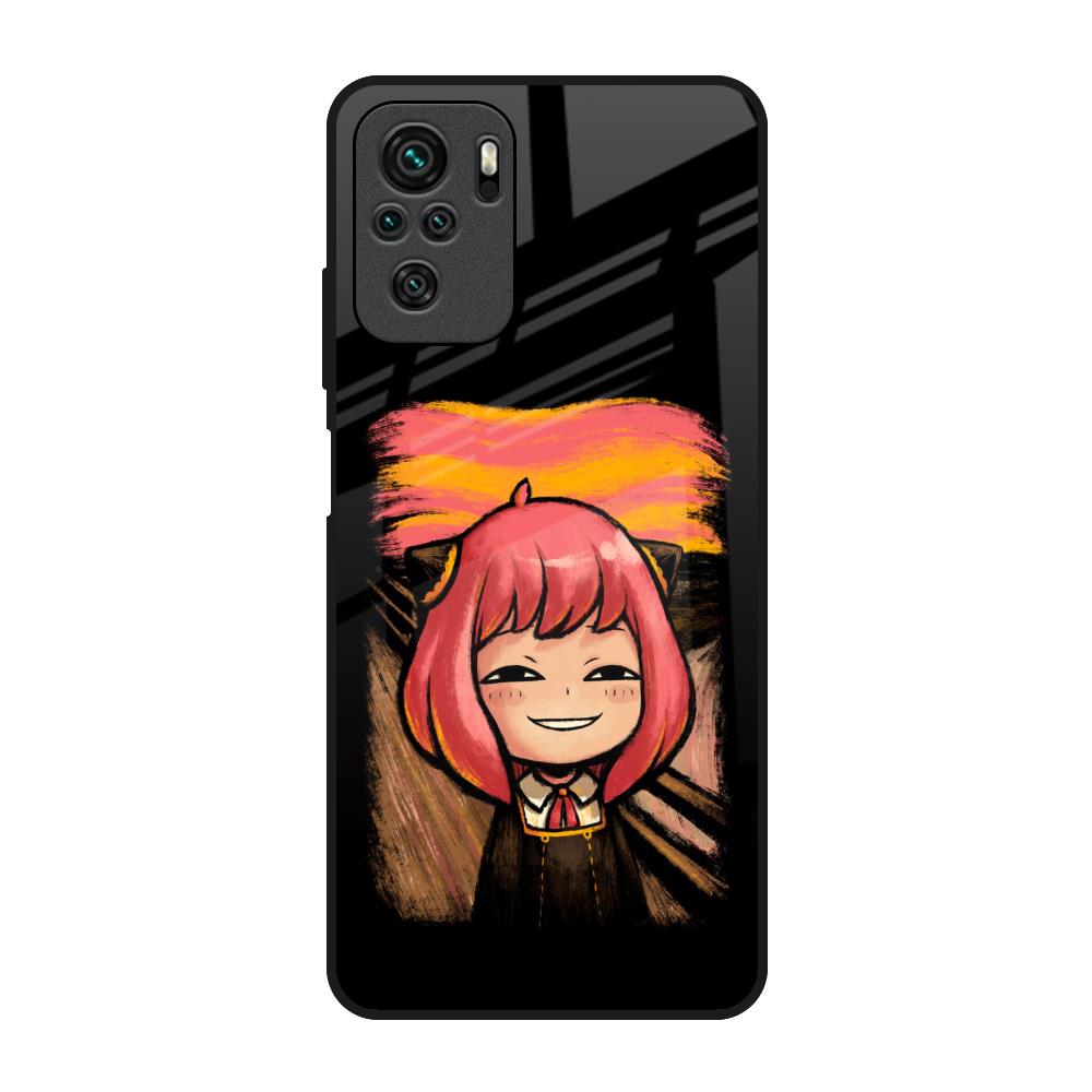 Spy X Family Redmi Note 10 Glass Back Cover Online
