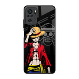 Hat Crew Redmi Note 10 Glass Back Cover Online