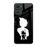 Monochrome Goku Redmi Note 10 Glass Back Cover Online