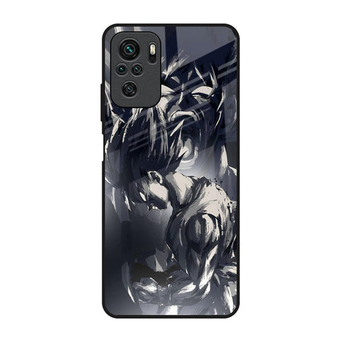 Sketch Art DB Redmi Note 10 Glass Back Cover Online
