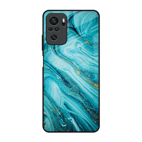 Ocean Marble Redmi Note 10 Glass Back Cover Online