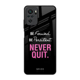 Be Focused Redmi Note 10 Glass Back Cover Online