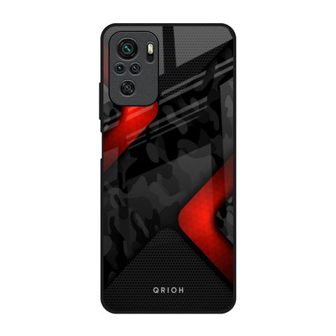 Modern Camo Abstract Redmi Note 10 Glass Back Cover Online
