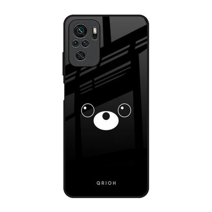 Cute Bear Redmi Note 10 Glass Back Cover Online