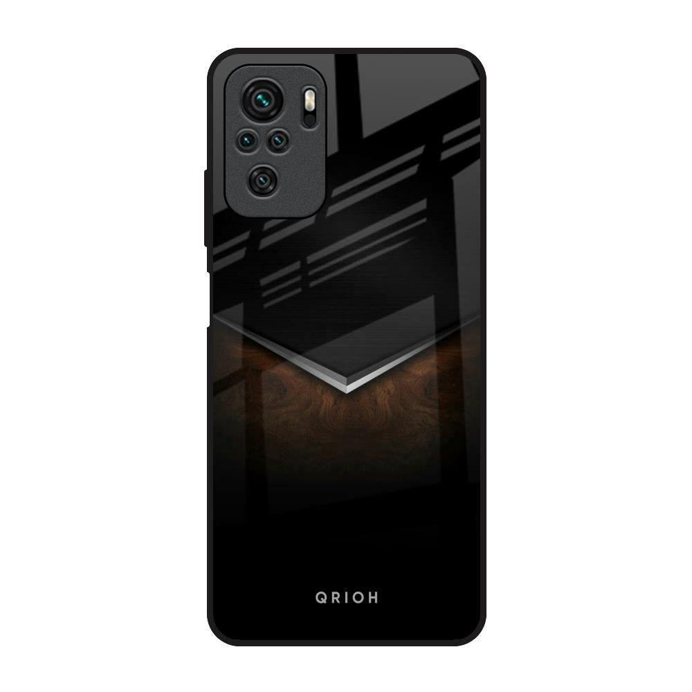 Dark Walnut Redmi Note 10 Glass Back Cover Online