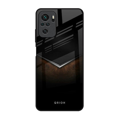 Dark Walnut Redmi Note 10 Glass Back Cover Online