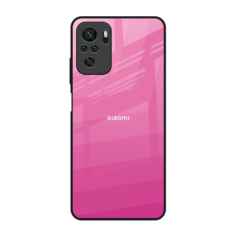 Pink Ribbon Caddy Redmi Note 10 Glass Back Cover Online