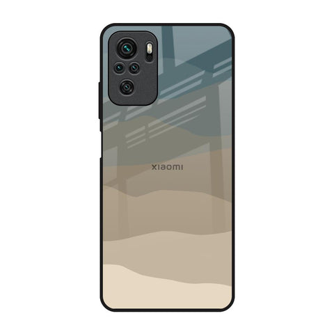 Abstract Mountain Pattern Redmi Note 10 Glass Back Cover Online