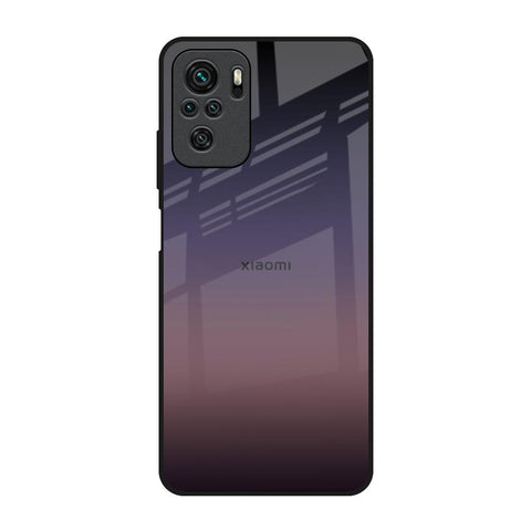 Grey Ombre Redmi Note 10 Glass Back Cover Online