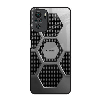 Hexagon Style Redmi Note 10 Glass Back Cover Online