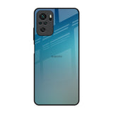 Sea Theme Gradient Redmi Note 10 Glass Back Cover Online