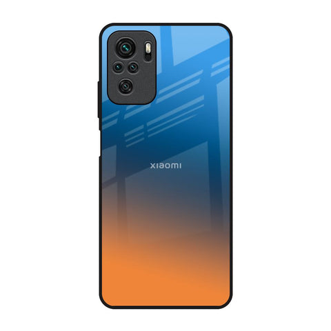 Sunset Of Ocean Redmi Note 10 Glass Back Cover Online