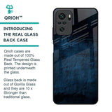 Dark Blue Grunge Glass Case for Redmi Note 10