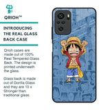 Chubby Anime Glass Case for Redmi Note 10