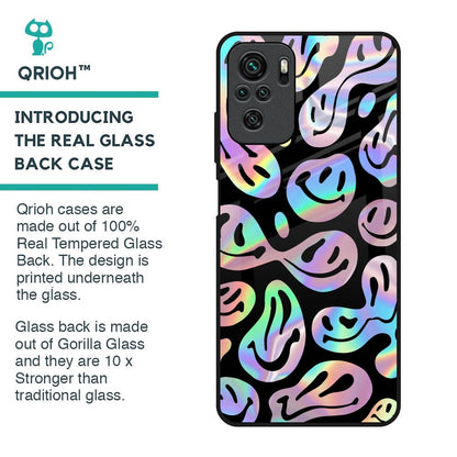Acid Smile Glass Case for Redmi Note 10