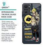 Cool Sanji Glass Case for Redmi Note 10