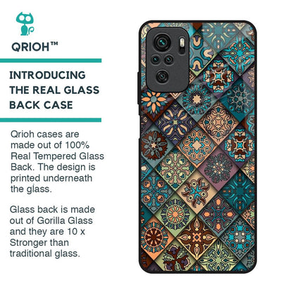 Retro Art Glass Case for Redmi Note 10
