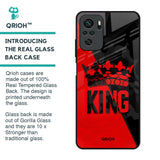 I Am A King Glass Case for Redmi Note 10