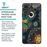 Owl Art Glass Case for Redmi Note 10