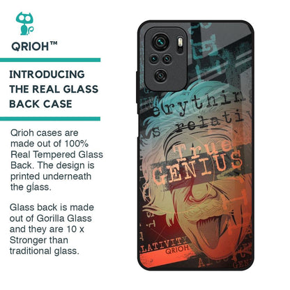 True Genius Glass Case for Redmi Note 10
