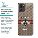 Blind For Love Glass Case for Redmi Note 10
