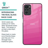 Pink Ribbon Caddy Glass Case for Redmi Note 10
