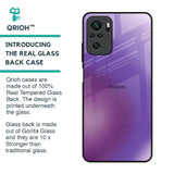 Ultraviolet Gradient Glass Case for Redmi Note 10