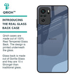 Navy Blue Ombre Glass Case for Redmi Note 10