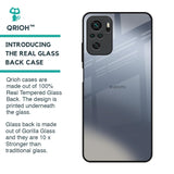 Space Grey Gradient Glass Case for Redmi Note 10