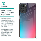 Rainbow Laser Glass Case for Redmi Note 10