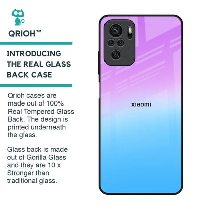 Unicorn Pattern Glass Case for Redmi Note 10