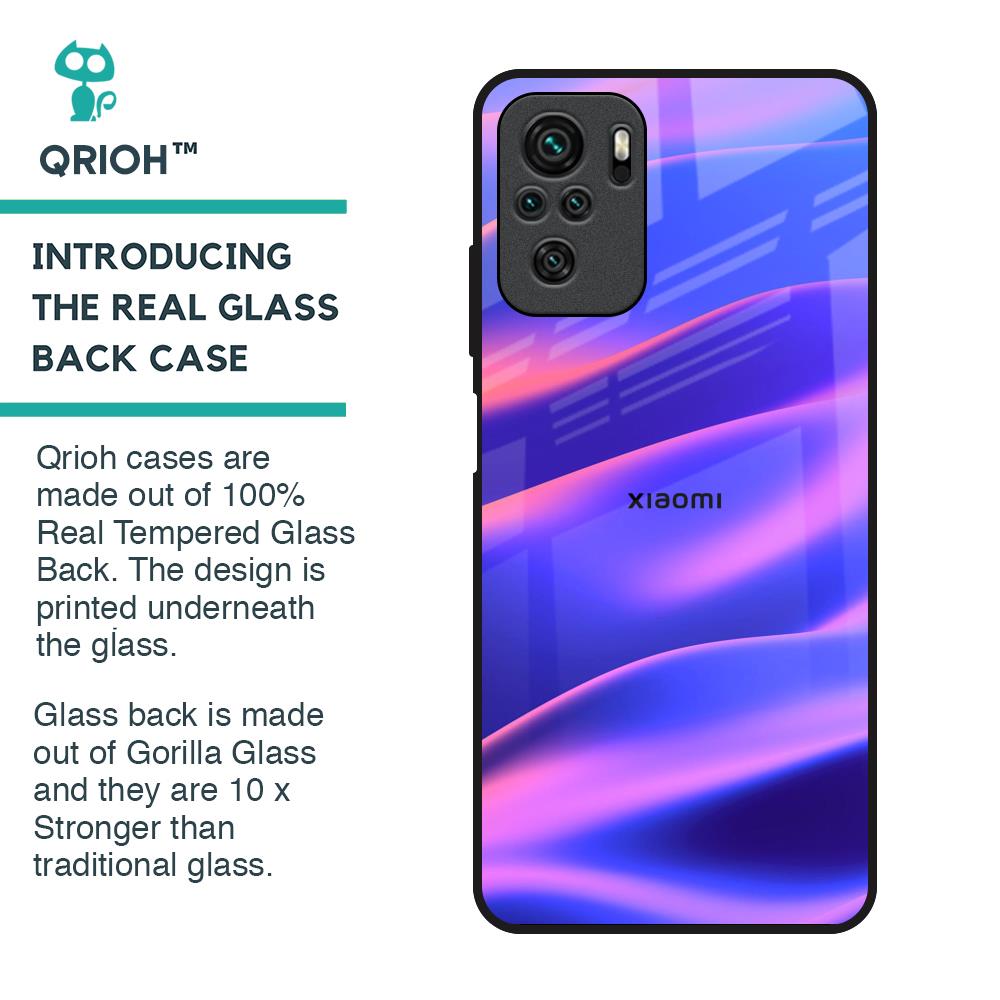 Colorful Dunes Glass Case for Redmi Note 10
