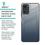 Smokey Grey Color Glass Case For Redmi Note 10