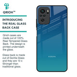 Celestial Blue Glass Case For Redmi Note 10