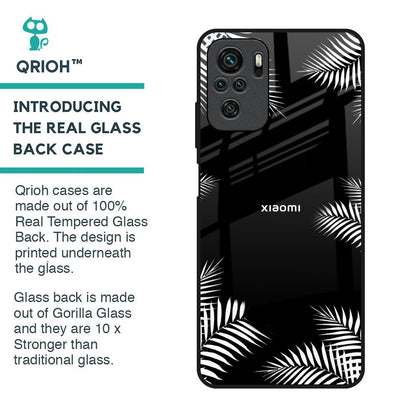 Zealand Fern Design Glass Case For Redmi Note 10