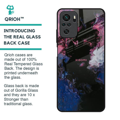 Smudge Brush Glass case for Redmi Note 10