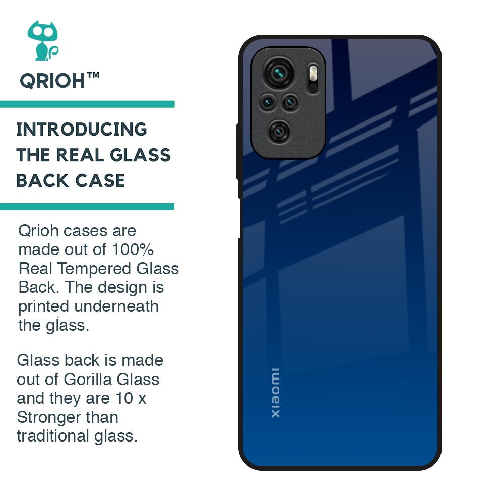 Very Blue Glass Case for Redmi Note 10