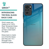 Sea Theme Gradient Glass Case for Redmi Note 10