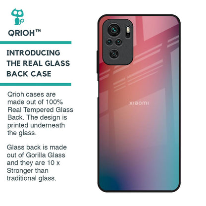 Dusty Multi Gradient Glass Case for Redmi Note 10