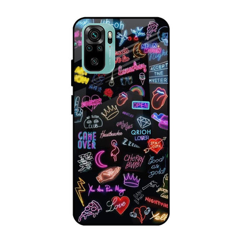 Accept The Mystery Mi Redmi Note 10 Glass Cases & Covers Online