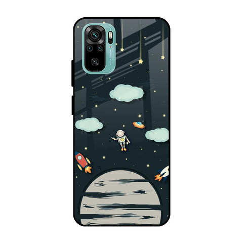 Astronaut Dream Mi Redmi Note 10 Glass Cases & Covers Online