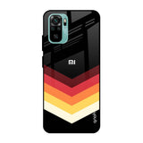 Abstract Arrow Pattern Mi Redmi Note 10 Glass Cases & Covers Online
