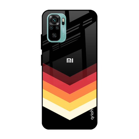 Abstract Arrow Pattern Mi Redmi Note 10 Glass Cases & Covers Online