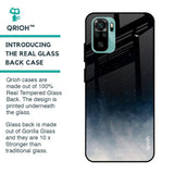 Black Aura Glass Case for Redmi Note 10