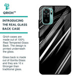 Black & Grey Gradient Glass Case For Mi Redmi Note 10