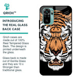 Angry Tiger Glass Case For Mi Redmi Note 10